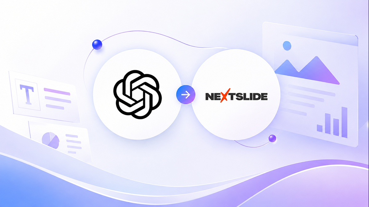 OpenAI acquires NextSlide, an AI startup that converts prompts, notes, documents, and research into editable presentations.