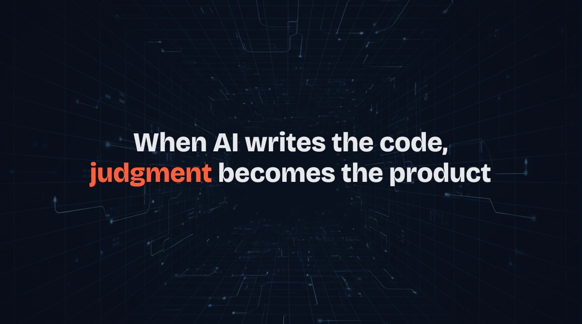 AI engineering skills showing how software development is shifting from coding toward architecture, evaluation and human judgment