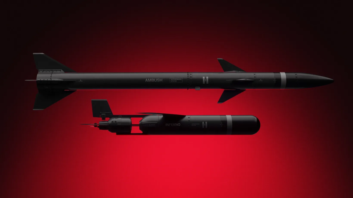 Helsing Contra AI air defence system with AD-1 Inferno and AD-2 Ambush interceptors